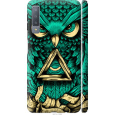 Чехол на Samsung Galaxy A7 (2018) A750F Сова Арт-тату (3971c-1582)