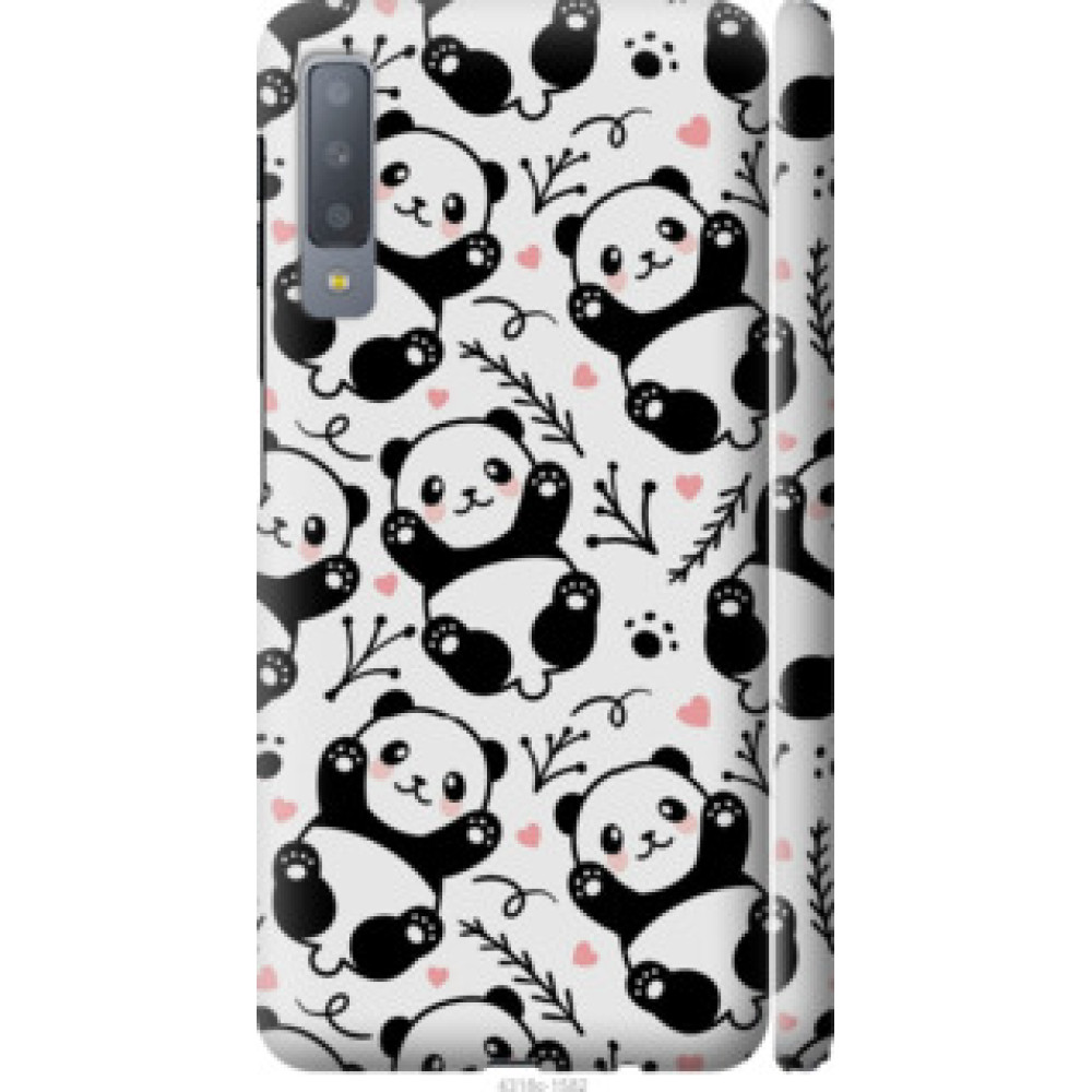 Чохол на Samsung Galaxy A7 (2018) A750F Панды (4318c-1582)