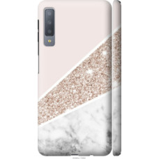 Чехол на Samsung Galaxy A7 (2018) A750F Пастельный мрамор (4342c-1582)