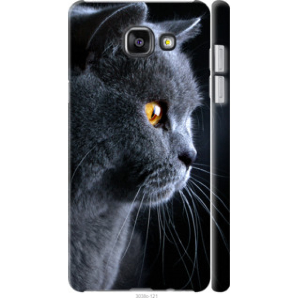 Чехол на Samsung Galaxy A7 (2016) A710F Красивый кот (3038c-121)