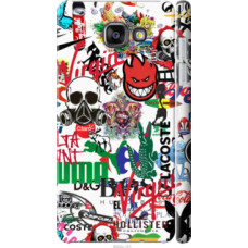 Чехол на Samsung Galaxy A7 (2016) A710F Many different logos (4022c-121)