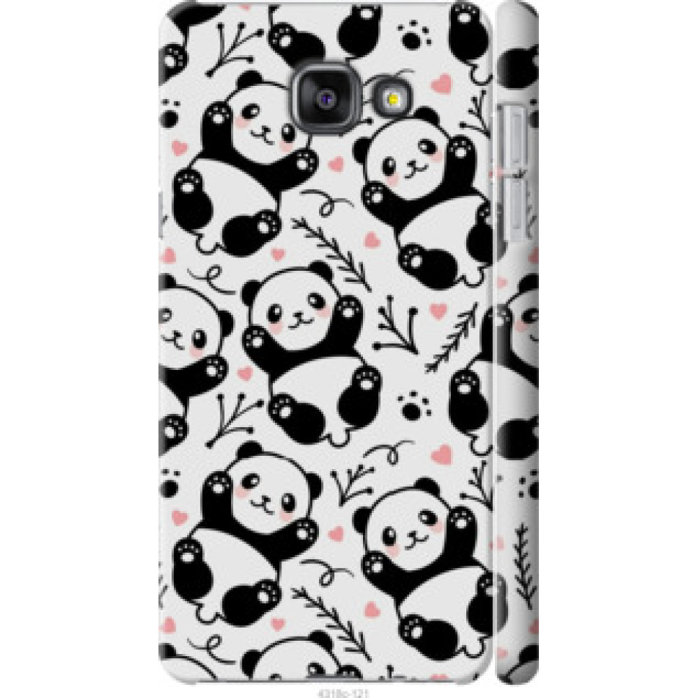 Чехол на Samsung Galaxy A7 (2016) A710F Панды (4318c-121)