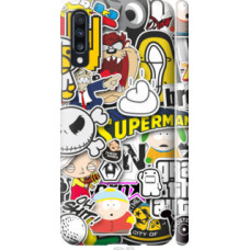 Чехол на Samsung Galaxy A70 2019 A705F Popular logos (4023c-1675)