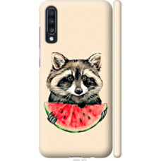 Чехол на Samsung Galaxy A70 2019 A705F Енотик с арбузом (4605c-1675)