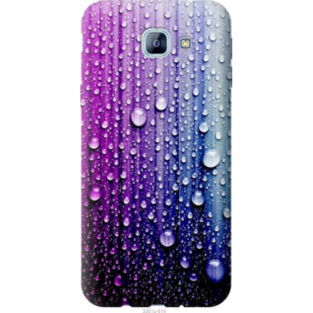 Чехол на Samsung Galaxy A8 (2016) A810 Капли воды (3351u-614)
