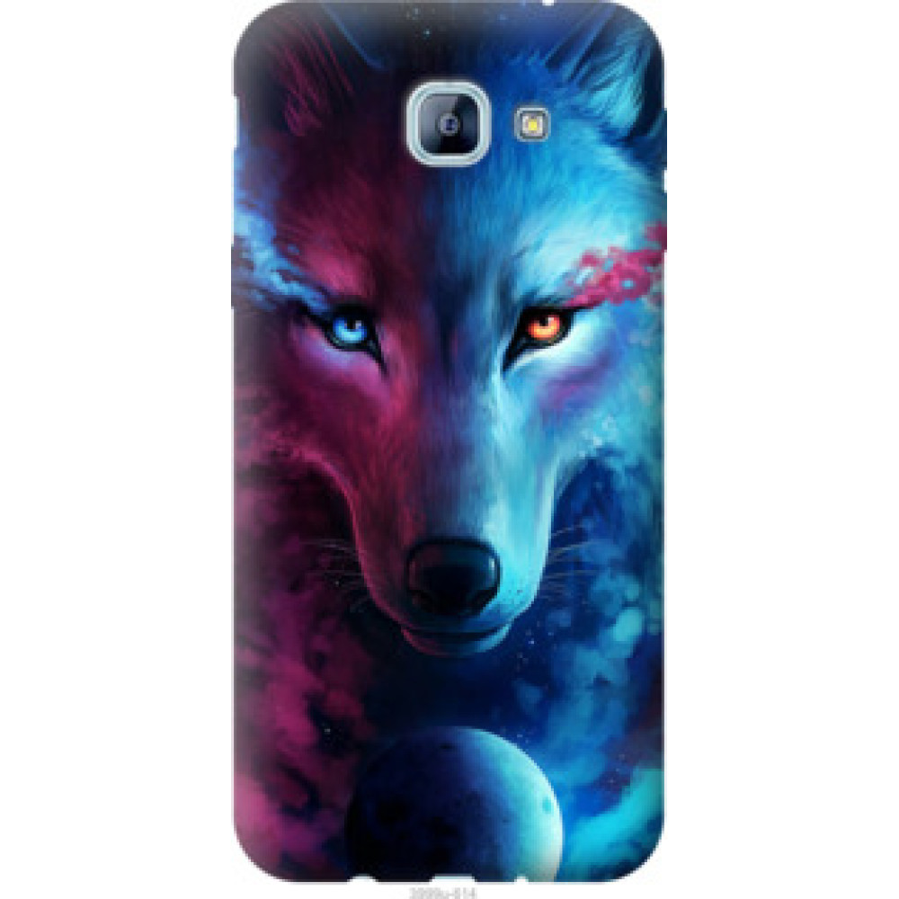 Чохол на Samsung Galaxy A8 (2016) A810 Арт-волк (3999u-614)