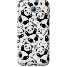 Чехол на Samsung Galaxy A8 (2016) A810 Панды (4318u-614)