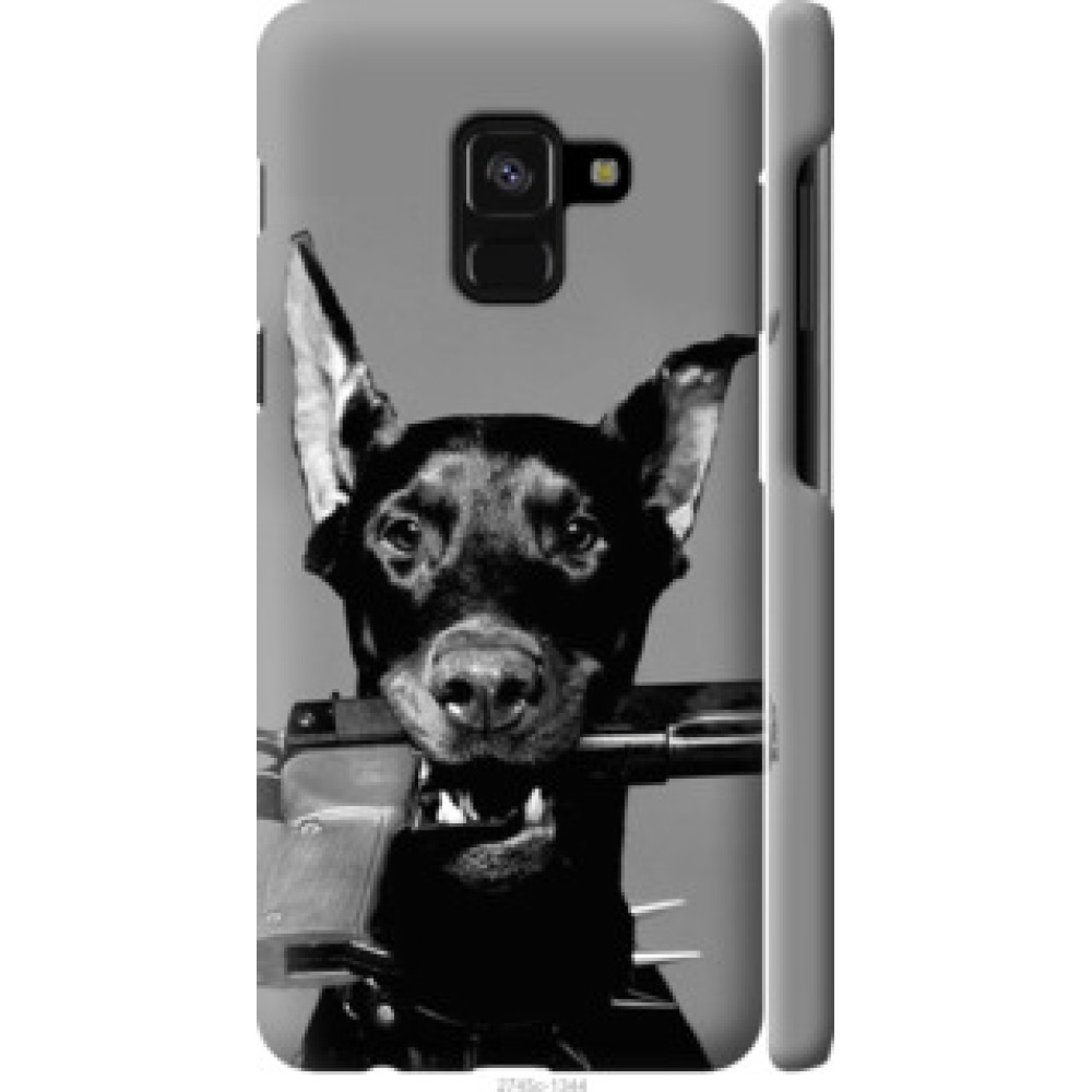 Чехол на Samsung Galaxy A8 2018 A530F Доберман (2745c-1344)