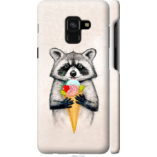Чехол на Samsung Galaxy A8 2018 A530F Енотик с мороженым (4602c-1344)