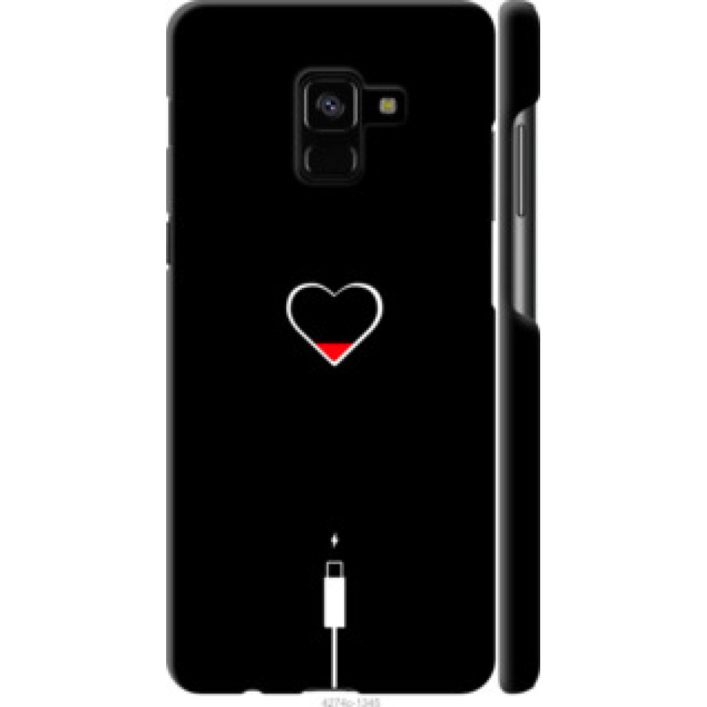 Чехол на Samsung Galaxy A8 Plus 2018 A730F Подзарядка сердца (4274c-1345)