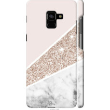 Чехол на Samsung Galaxy A8 Plus 2018 A730F Пастельный мрамор (4342c-1345)