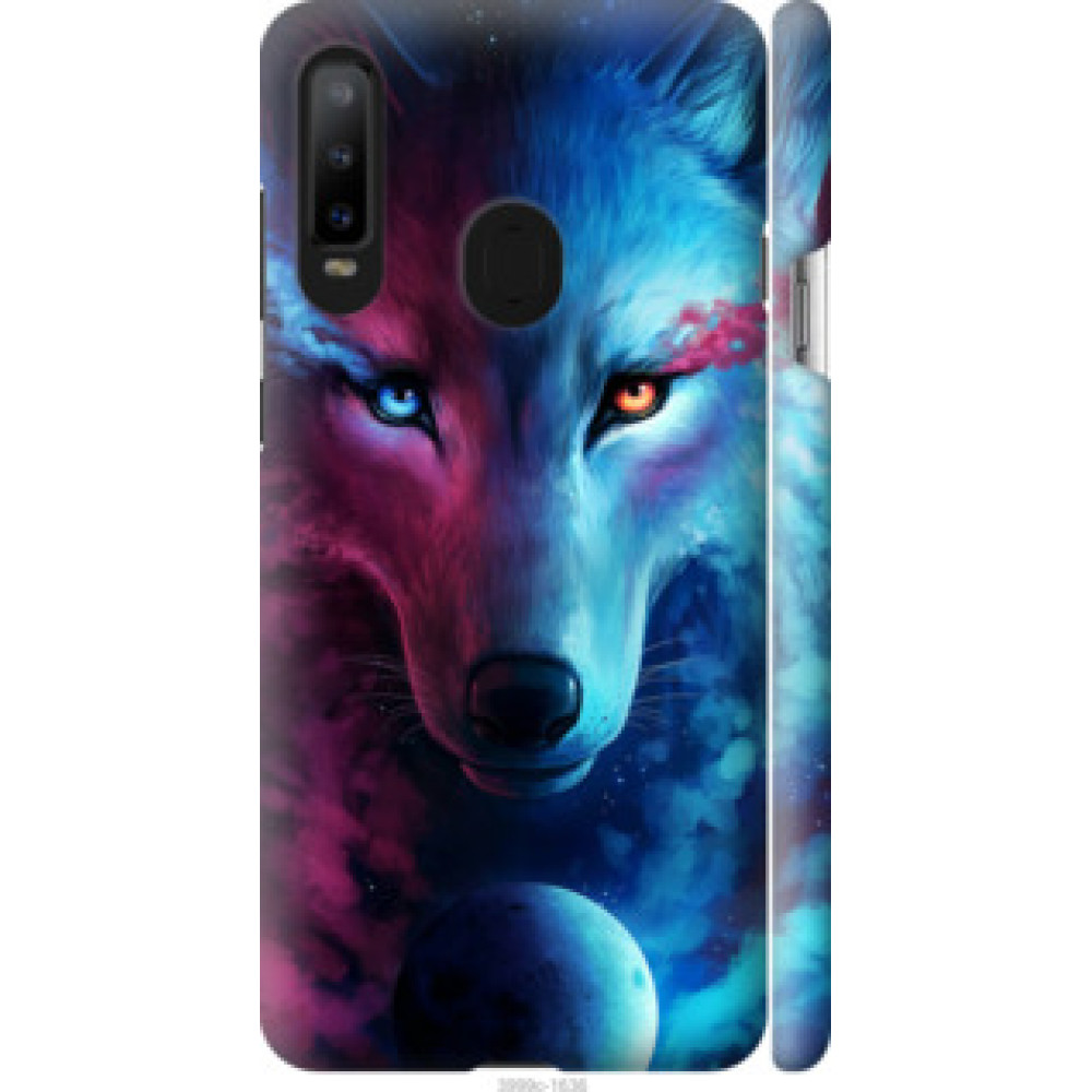 Чехол на Samsung Galaxy A8S Арт-волк (3999c-1636)