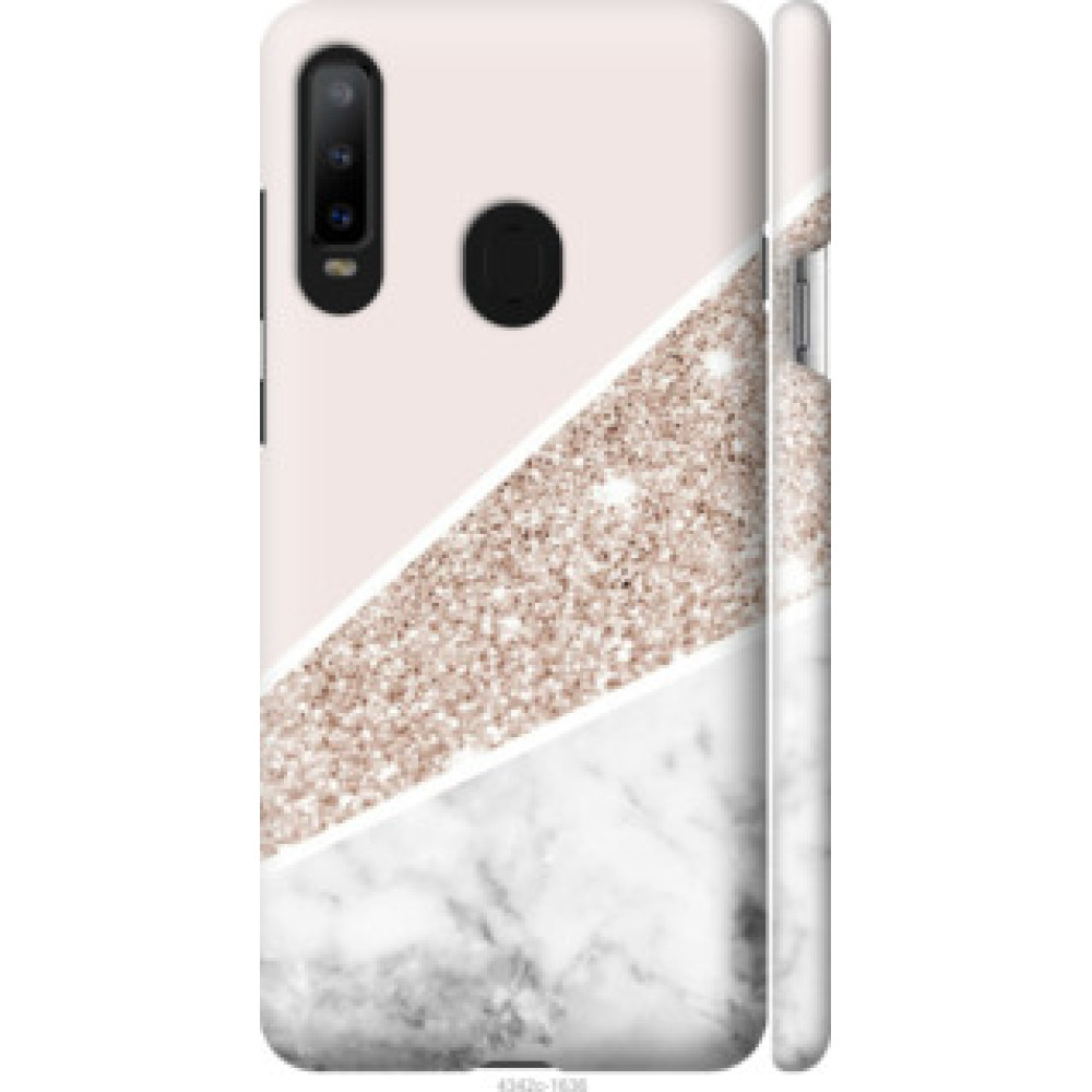 Чохол на Samsung Galaxy A8S Пастельный мрамор (4342c-1636)