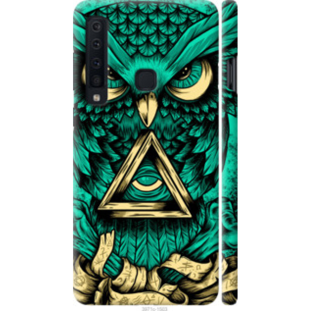 Чехол на Samsung Galaxy A9 (2018) Сова Арт-тату (3971c-1503)