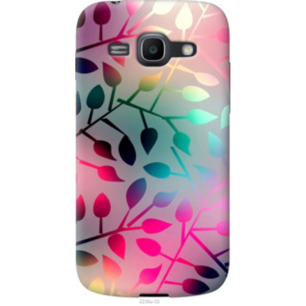 Чехол на Samsung Galaxy Ace 3 Duos s7272 Листья (2235u-33)