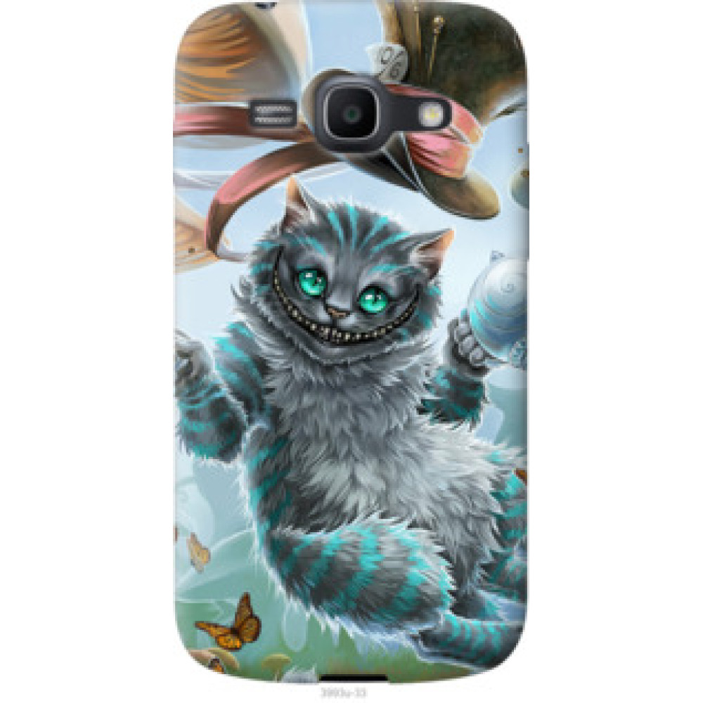 Чехол на Samsung Galaxy Ace 3 Duos s7272 Чеширский кот 2 (3993u-33)