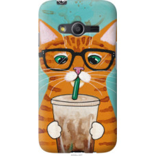 Чехол на Samsung Galaxy Ace 4 G313 Зеленоглазый кот в очках (4054u-207)