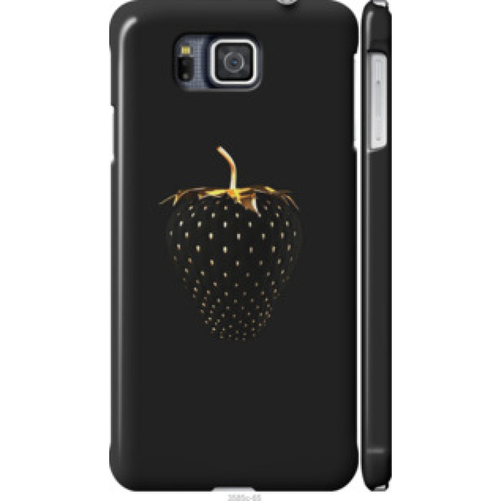 Чехол на Samsung Galaxy Alpha G850F Черная клубника (3585c-65)