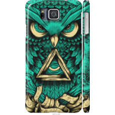 Чехол на Samsung Galaxy Alpha G850F Сова Арт-тату (3971c-65)