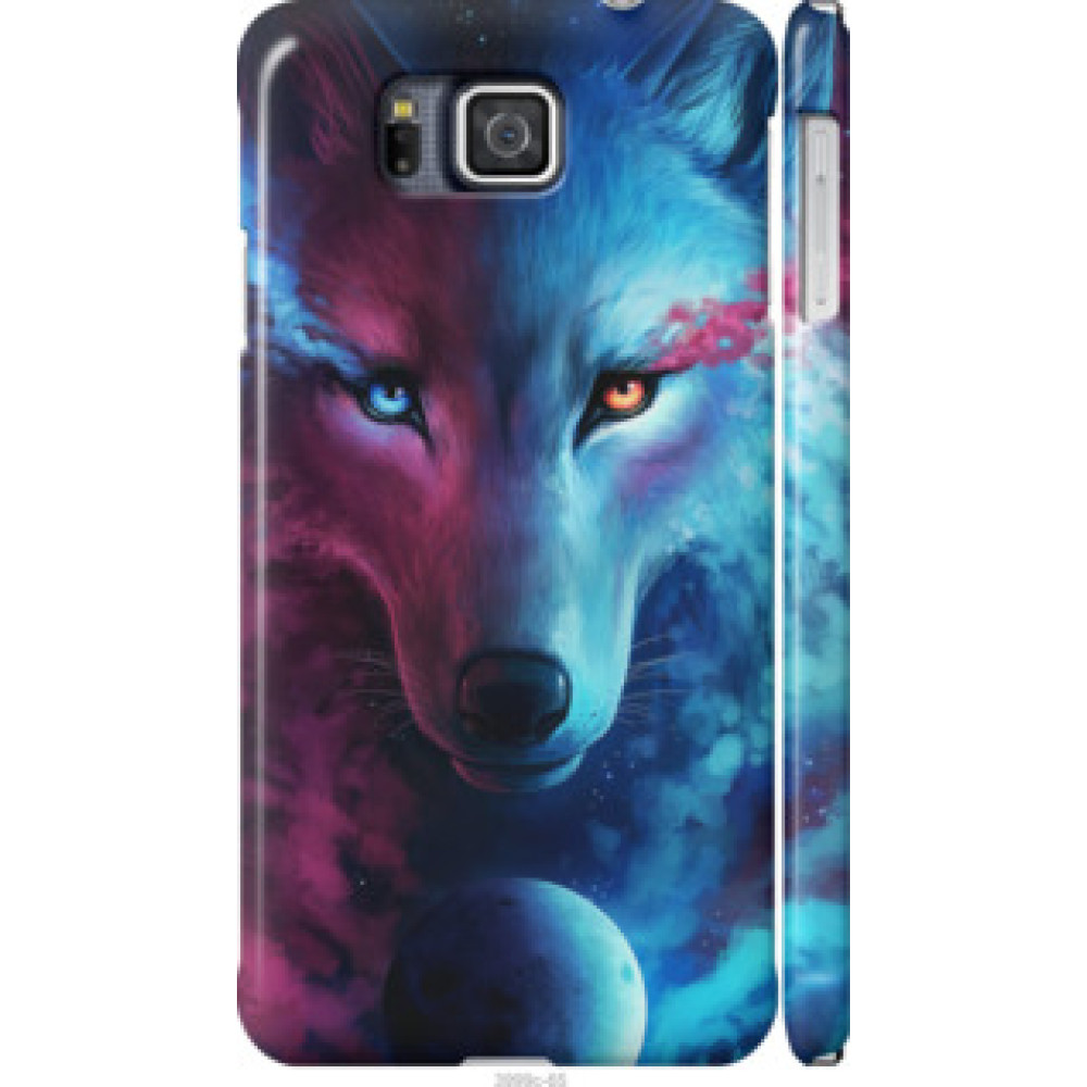 Чехол на Samsung Galaxy Alpha G850F Арт-волк (3999c-65)