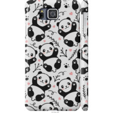 Чехол на Samsung Galaxy Alpha G850F Панды (4318c-65)