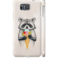 Чехол на Samsung Galaxy Alpha G850F Енотик с мороженым (4602c-65)