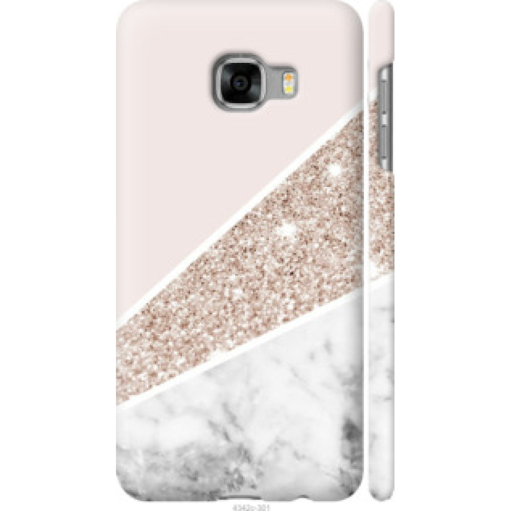 Чехол на Samsung Galaxy C5 C5000 Пастельный мрамор (4342c-301)
