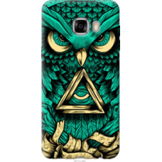 Чехол на Samsung Galaxy C7 C7000 Сова Арт-тату (3971u-302)