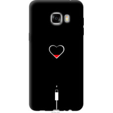 Чехол на Samsung Galaxy C7 C7000 Подзарядка сердца (4274u-302)