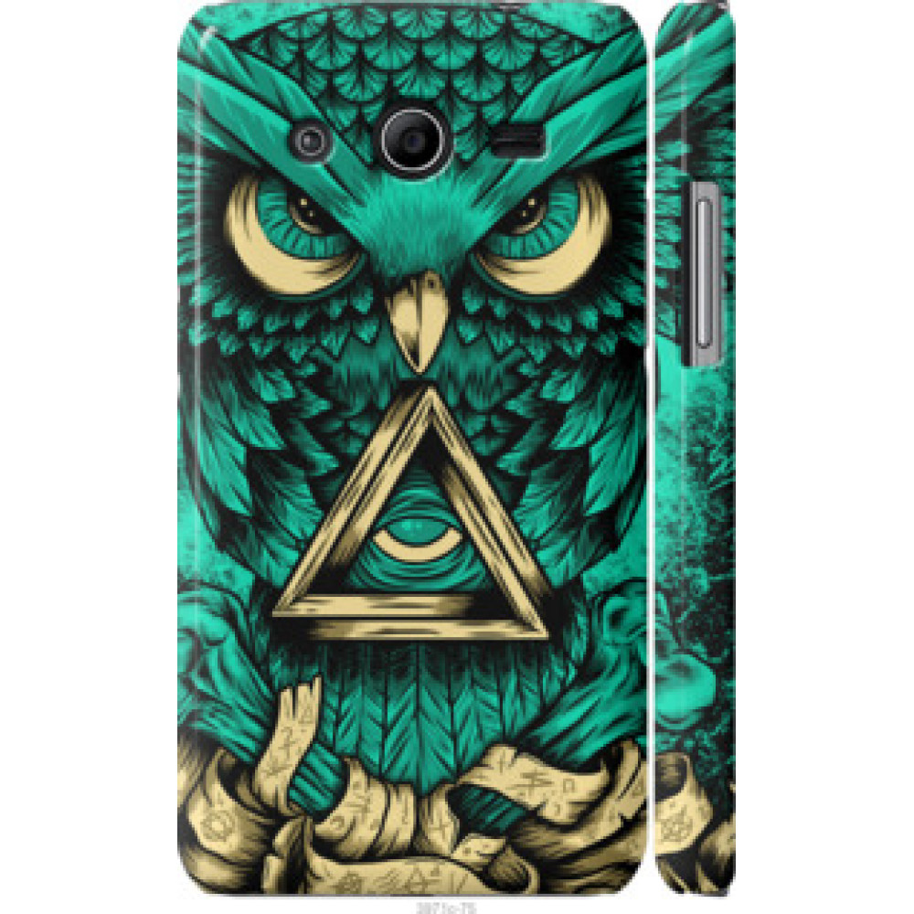 Чехол на Samsung Galaxy Core 2 G355 Сова Арт-тату (3971c-75)