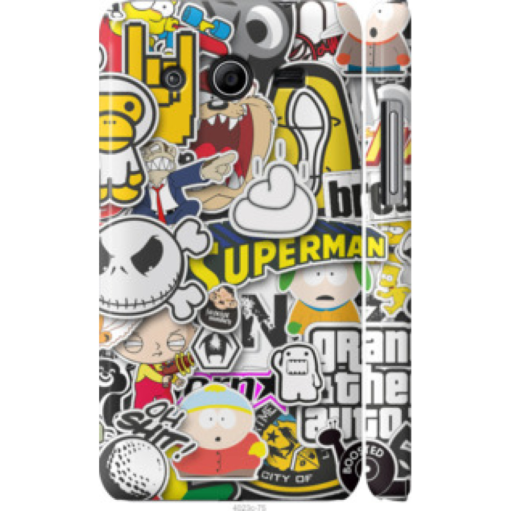 Чехол на Samsung Galaxy Core 2 G355 Popular logos (4023c-75)