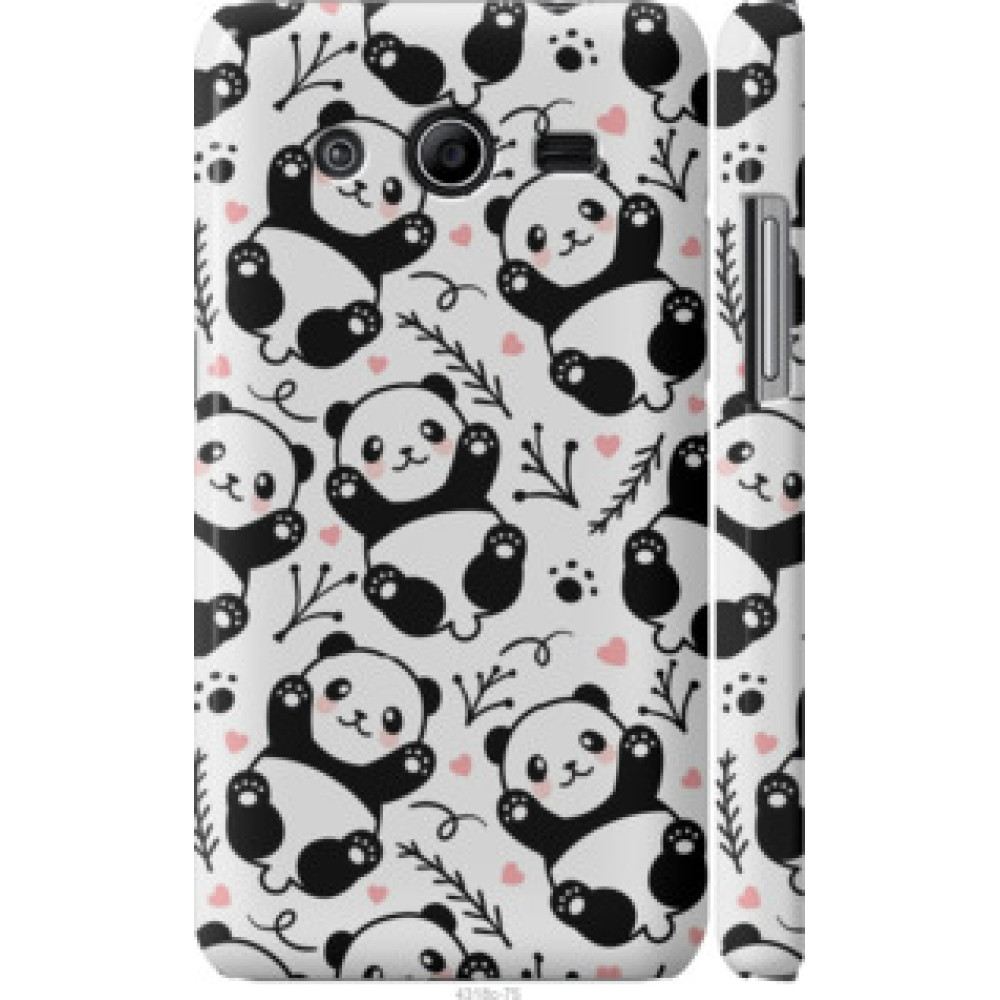 Чехол на Samsung Galaxy Core 2 G355 Панды (4318c-75)