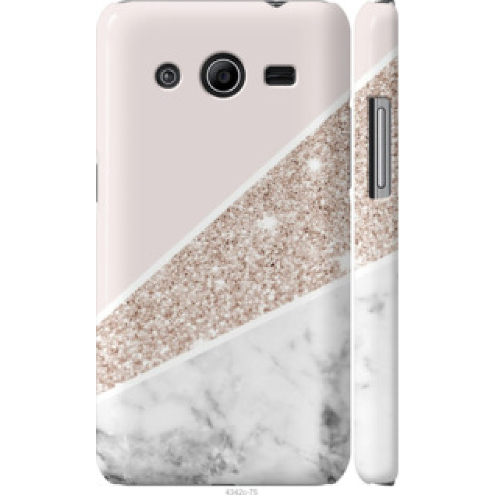 Чехол на Samsung Galaxy Core 2 G355 Пастельный мрамор (4342c-75)