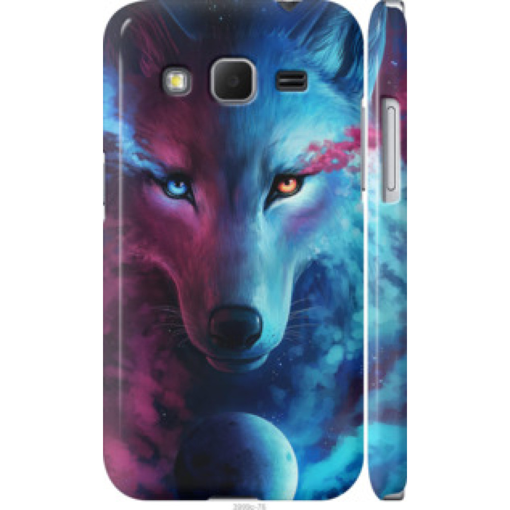 Чехол на Samsung Galaxy Core Prime G360H Арт-волк (3999c-76)