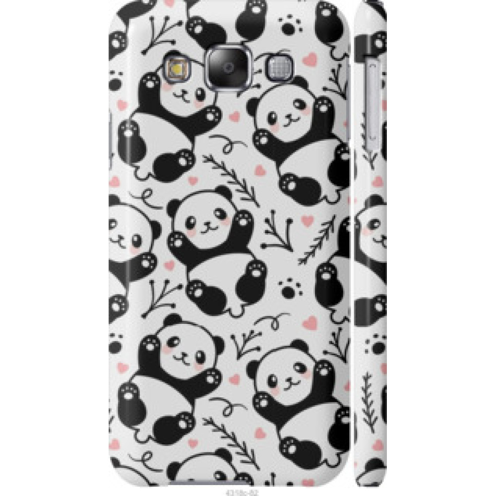 Чохол на Samsung Galaxy E5 E500H Панды (4318c-82)