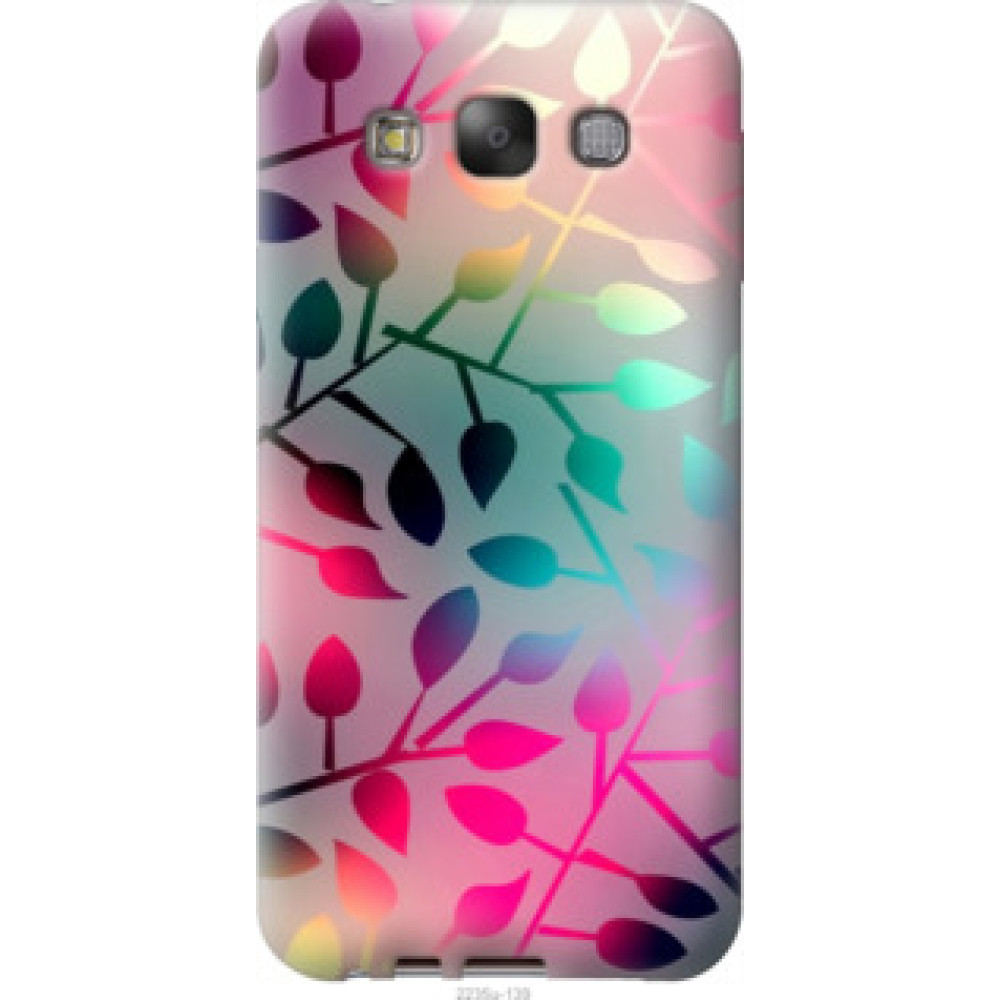 Чехол на Samsung Galaxy E7 E700H Листья (2235u-139)