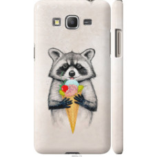 Чехол на Samsung Galaxy Grand Prime G530H Енотик с мороженым (4602c-74)