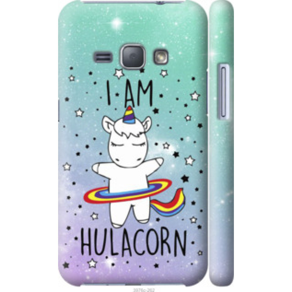 Чехол на Samsung Galaxy J1 (2016) Duos J120H I'm hulacorn (3976c-262)