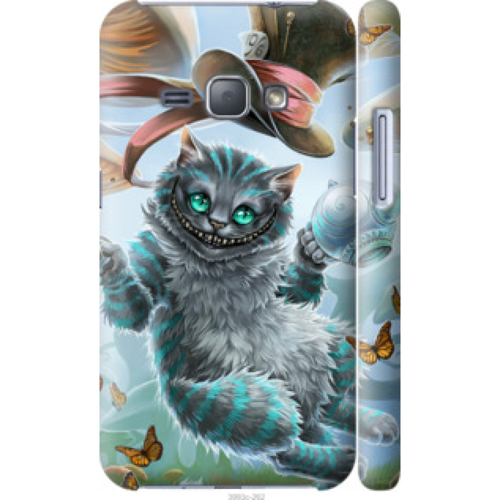 Чехол на Samsung Galaxy J1 (2016) Duos J120H Чеширский кот 2 (3993c-262)