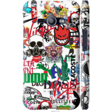 Чехол на Samsung Galaxy J1 Ace J110H Many different logos (4022c-215)