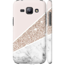 Чехол на Samsung Galaxy J1 J100H Пастельный мрамор (4342c-104)
