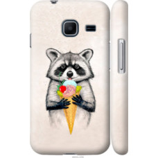 Чехол на Samsung Galaxy J1 Mini J105H Енотик с мороженым (4602c-258)