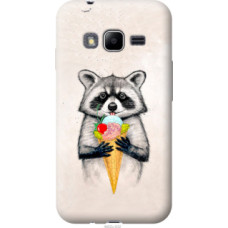 Чехол на Samsung Galaxy J1 Mini Prime J106 Енотик с мороженым (4602u-632)