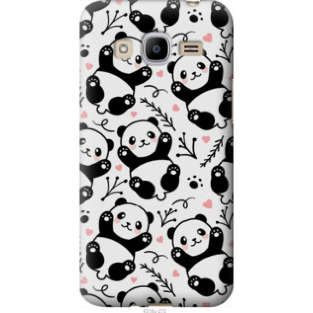 Чохол на Samsung Galaxy J2 (2016) J210 Панды (4318u-270)