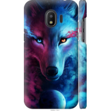 Чехол на Samsung Galaxy J2 2018 Арт-волк (3999c-1351)