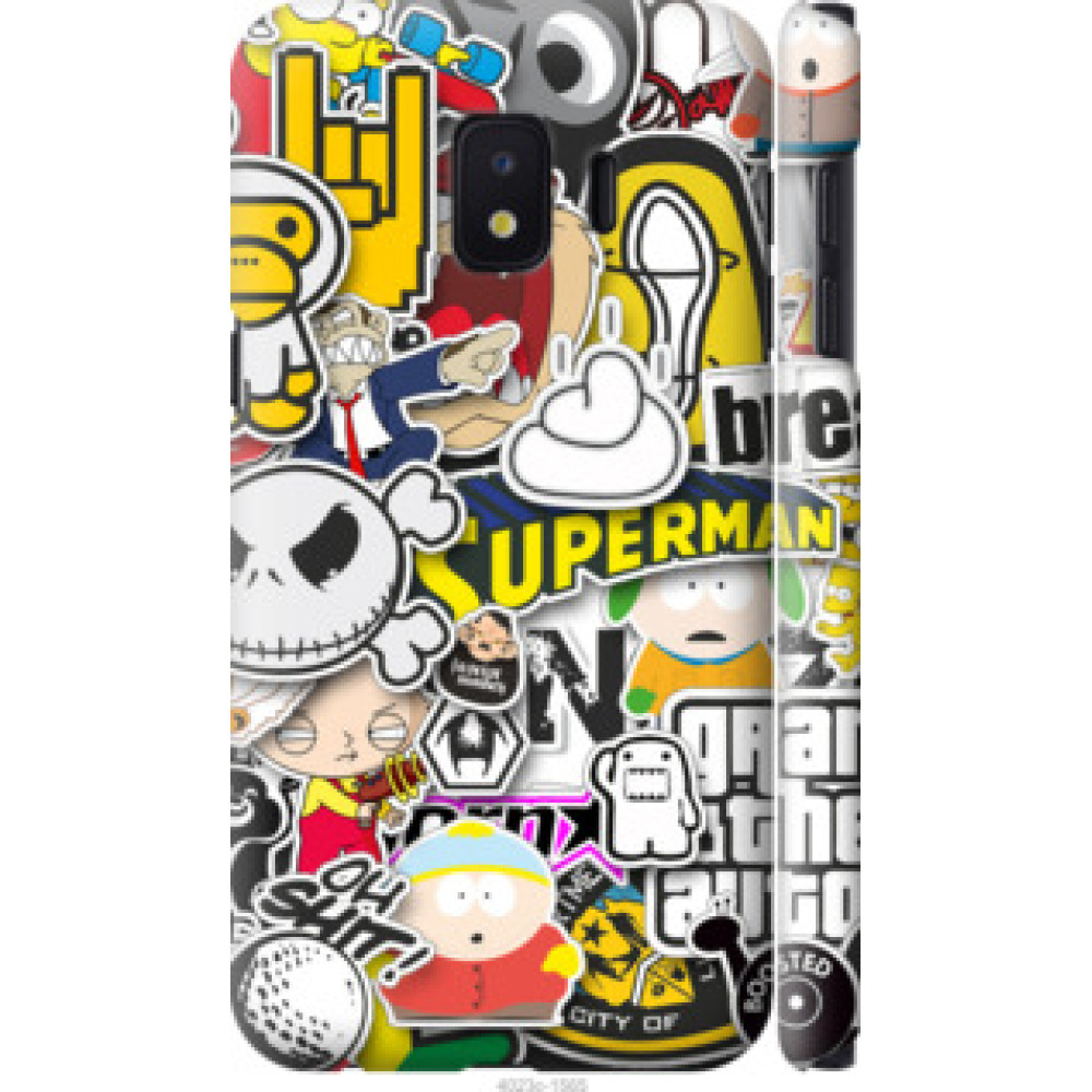 Чохол на Samsung Galaxy J2 Core Popular logos (4023c-1565)