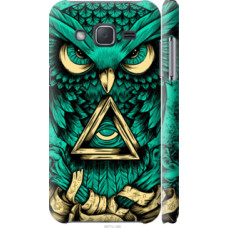 Чехол на Samsung Galaxy J2 J200H Сова Арт-тату (3971c-190)