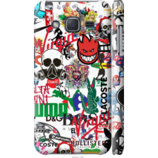 Чехол на Samsung Galaxy J2 J200H Many different logos (4022c-190)