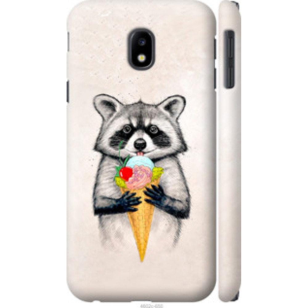 Чехол на Samsung Galaxy J3 (2017) Енотик с мороженым (4602c-650)