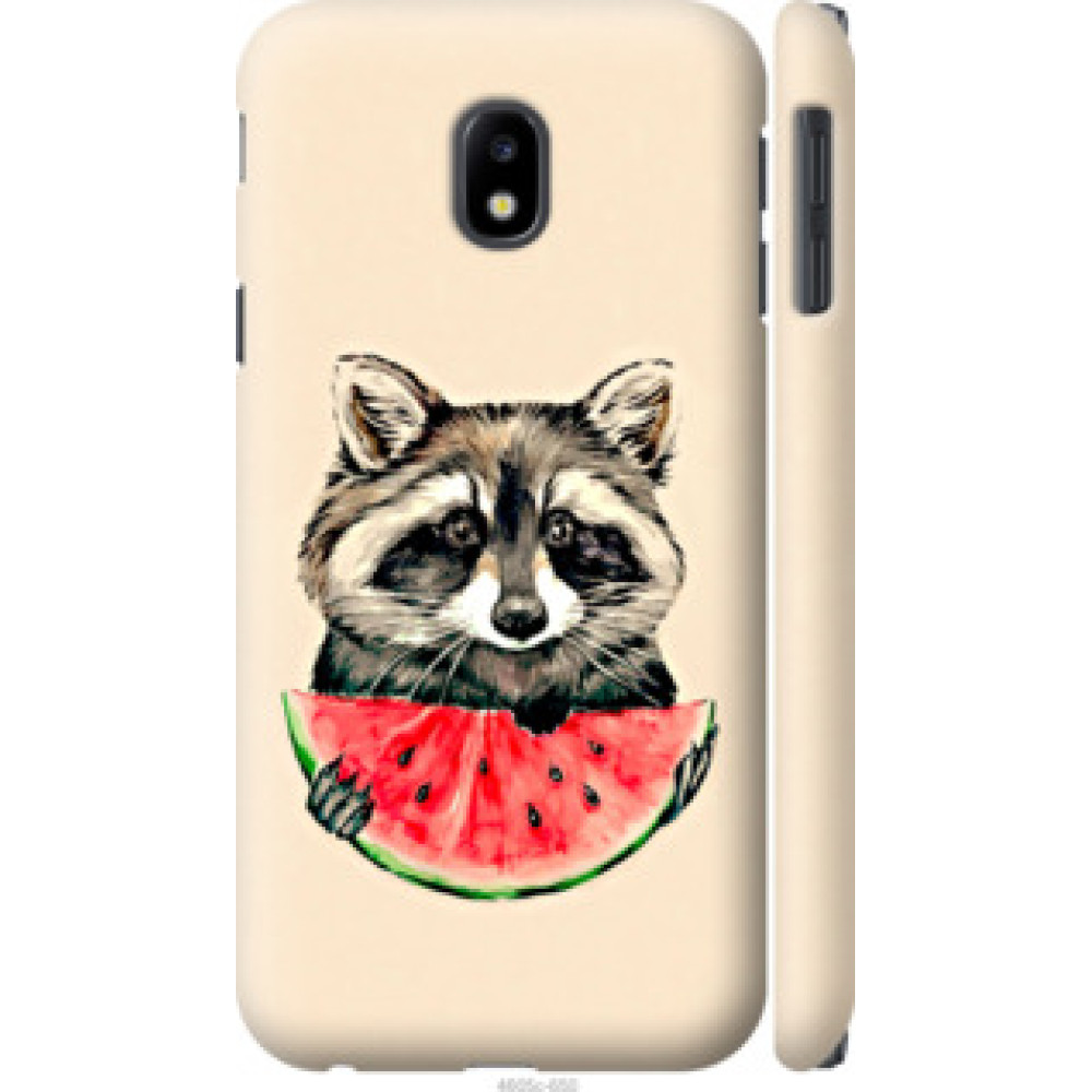 Чехол на Samsung Galaxy J3 (2017) Енотик с арбузом (4605c-650)